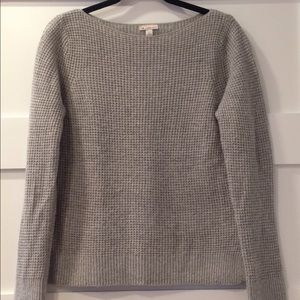 Comfy Gap gray waffle knit sweater